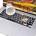 MOSISO Keyboard Cover Compatible with MacBook Pro 13 inch M2 2023, 2022, 2021 2020 M1 A2338 A2289 A2251&Compatible with MacBook Pro 16 2020 2019 A2141 Touch ID,Protective Silicone Skin, Black