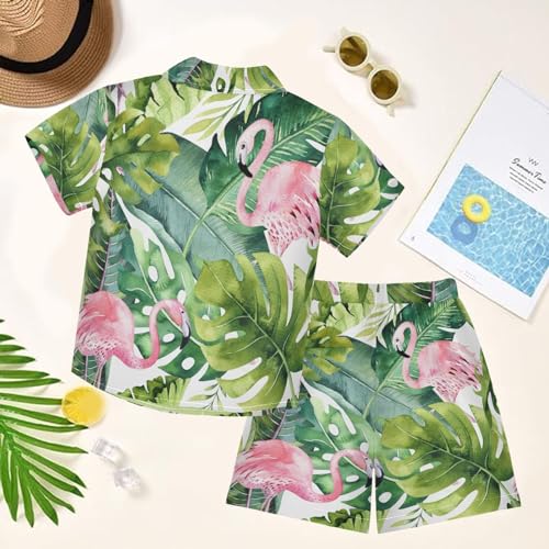 Image of visesunny Little Boys Short Sleeve T-Shirt Beach Shirts for kids children Casual Shorts Set Summer Clothes Outfits