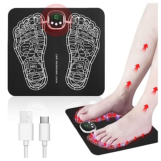 Phixnozar EMS Tapete massageador de pés, almofada massageadora de pés
