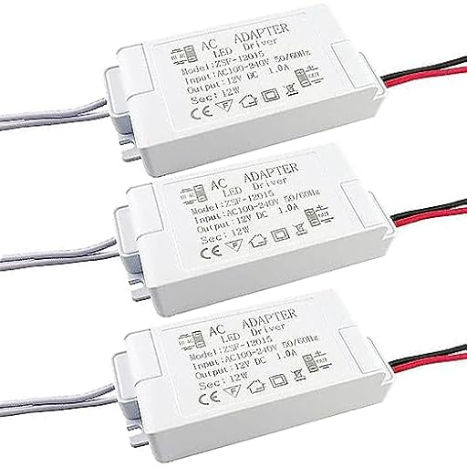 Lote de 3 Transformadores LED 12 V, 1,25 A, 230 V a 12 V, CC, voltaje constante, adaptador para lámparas LED G4, MR11, MR16, GU5.3 (12 W) | Ya disponible en tu tienda friki favorita! En mundofriki.es!