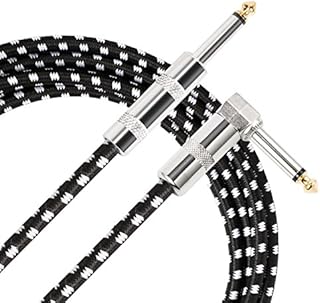 Donner Guitar Cable 10 ft, Electric Instrument Cable Bass Amp Cord for Electric Guitar Bass Amplifier Audio, 1/4