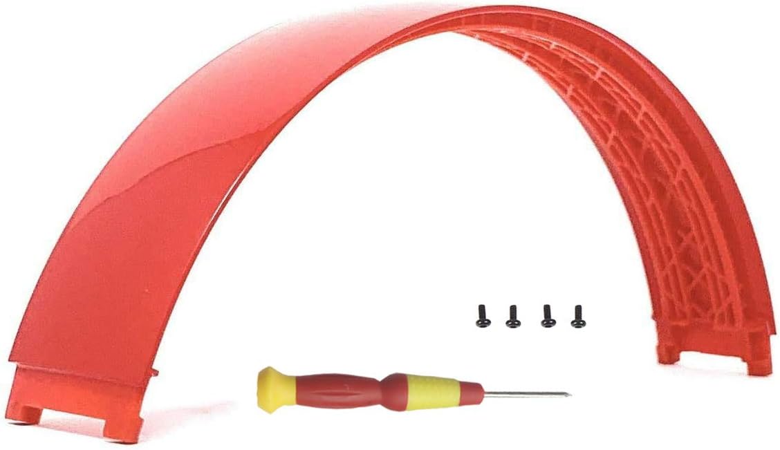 Adhiper Replacement Top Headband Repair Parts Compatible for Studio 2.0 Wired Wireless On-Ear Headphones (Red)