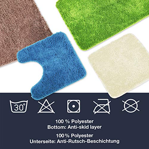 WohnDirect Premium Tappeto da bagno con foro per
