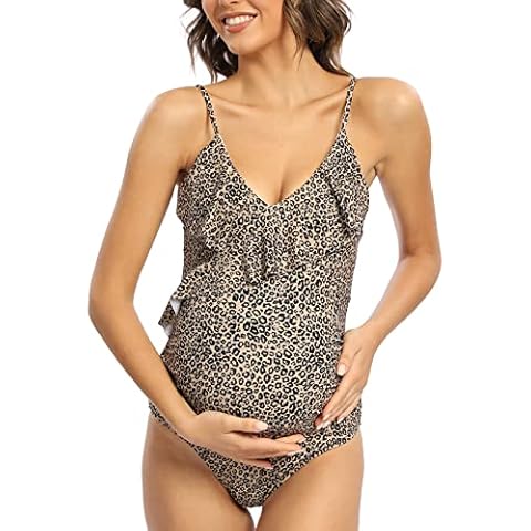 Tempotrek Maternity One Piece Swimsuit with Ruffles Cover