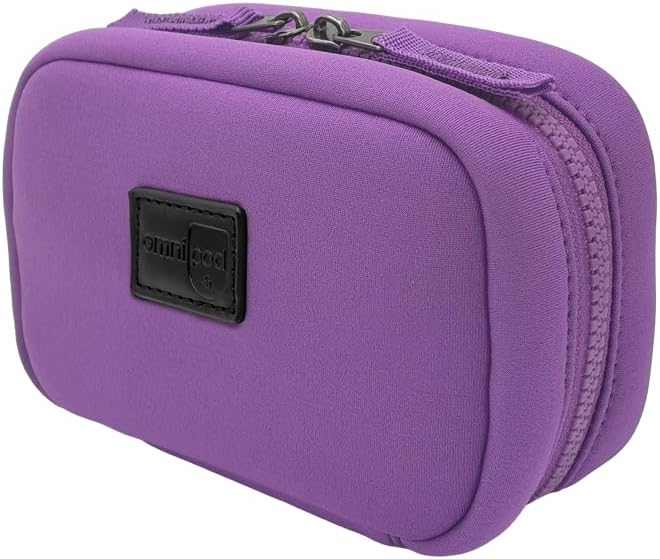 Sugar Medical Omnipod Metro Diabetes Supply Case | Fits Omnipod 5, Dash or PDM | Diabetic Care Products | Diabetes Supplies Organizer (Purple)