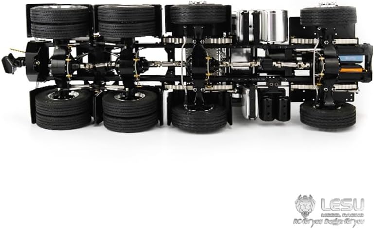 LESU RC Heavy-Duty Chassis Tractor Truck G-6057 Equipment Rack Servo 1/14 Car Model for R620 Truck Hobby Grade Model