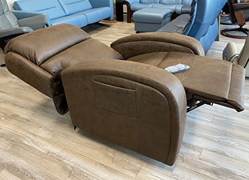 Golden Technologies Pr761-Mla Ez Sleeper With Twilight Power 5 Zone Lift Chair Recliner Pr-761 With Power Headrest Pillow 375 Lb Weight Capacity - Brisa Coffee Bean Ultra Leather #TOP2