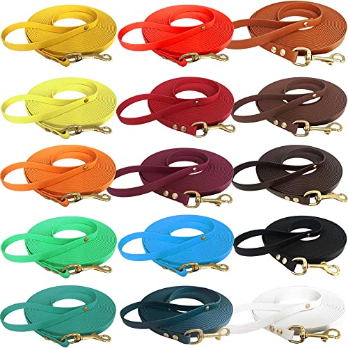 Bio-Leine sehr leichte Biothane Welpenleine - 9mm breit I 2 bis 15m - Hundeleine mit Handschlaufe für Welpen und kleine Hunde aus Biothane I über 20 Farben Cover