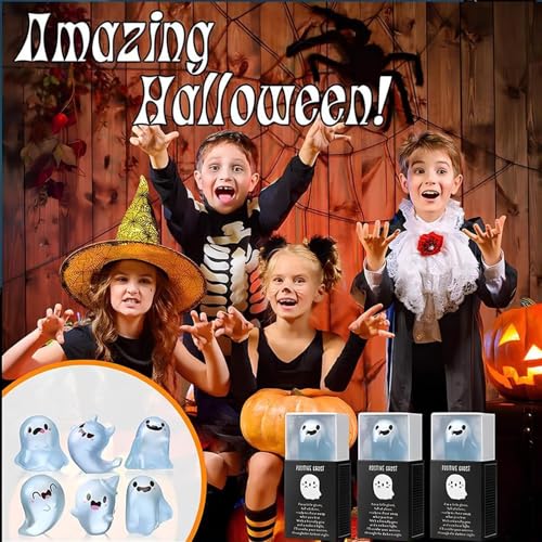 Fantôme Halloween fluorescent figurines miniatures et accessoires de table phosphorescents - 4