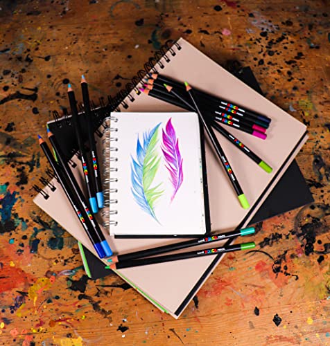 POSCA KPE-200 Oil and Wax Colouring Pencils. Premium Tough Nib for Arts and Crafts. Multi Surface Use On Wood, Fabric, Paper - Image 4