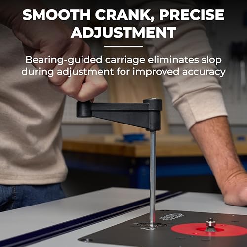 image for Kreg PRS5000 Precision Router Lift - Router Table Lift System - Durabl
