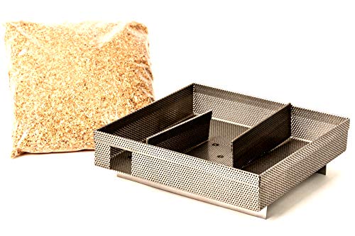 Preisvergleich Produktbild DD-Tackle Edelstahl Kaltraucherzeuger + 200g Buche Räuchermehl