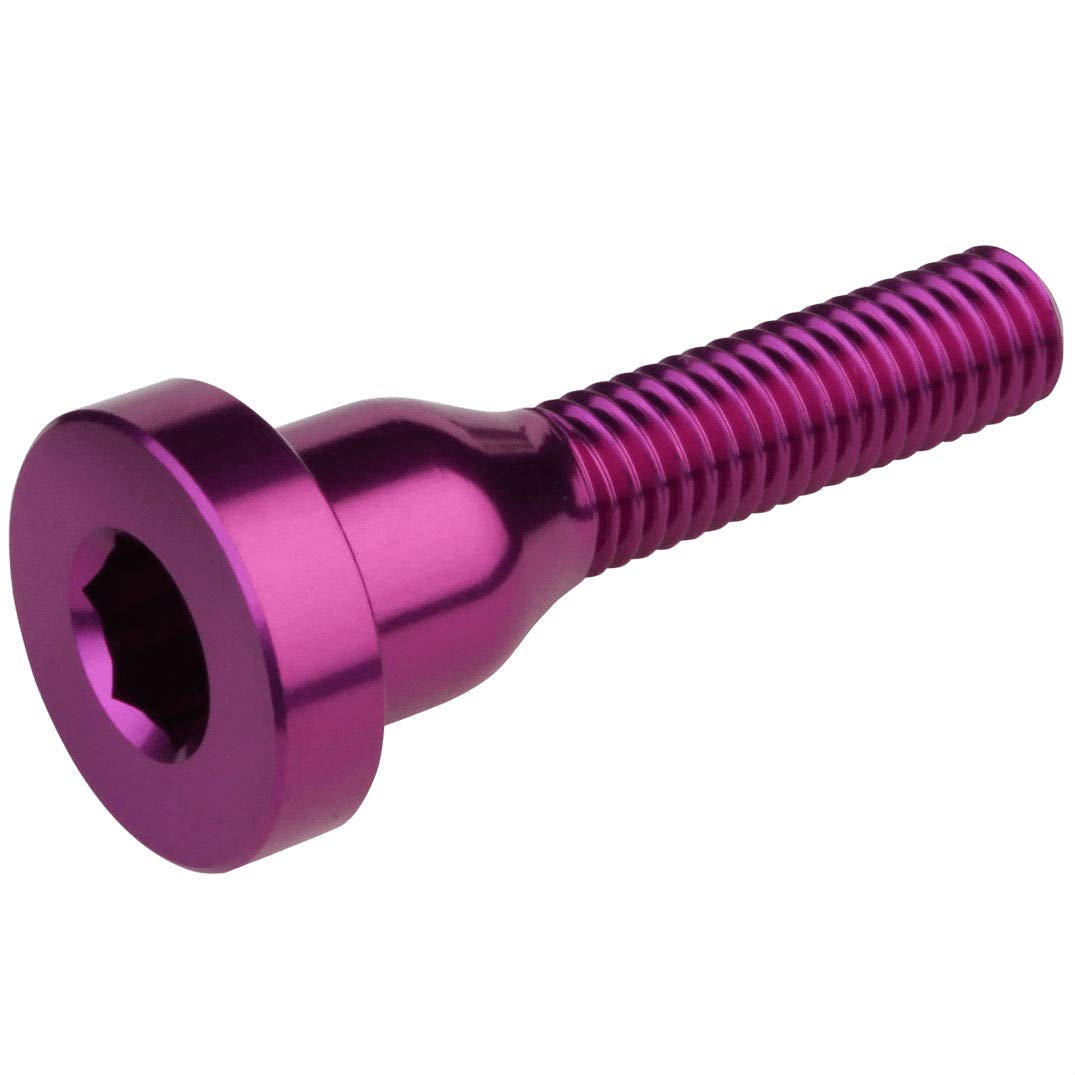 Burgtec Top Cap Stem Bolt - Purple/Mountain Bike MTB Part Match Component Lightweight Alloy Accessories Cycling Biking Cycle Trail Ride Style Race Downhill Freeride Dirt Jump Screw Spacer Headset Kit — image 1