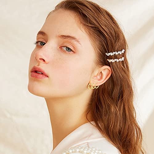 Znboh Small Gold Silver Huggie Hoop Earrings For Women 14K Gold Plated Earrings Set For Cartilage Tiny Cubic Zirconia Hoops Simple Sleeper Lightweight Earring For Men Size 8Mm 10Mm 12Mm 14Mm #TOP1