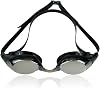 Water Gear Vector Metallic Anti-Fog Swim Goggles - Less Glare & UV Protection Lenses