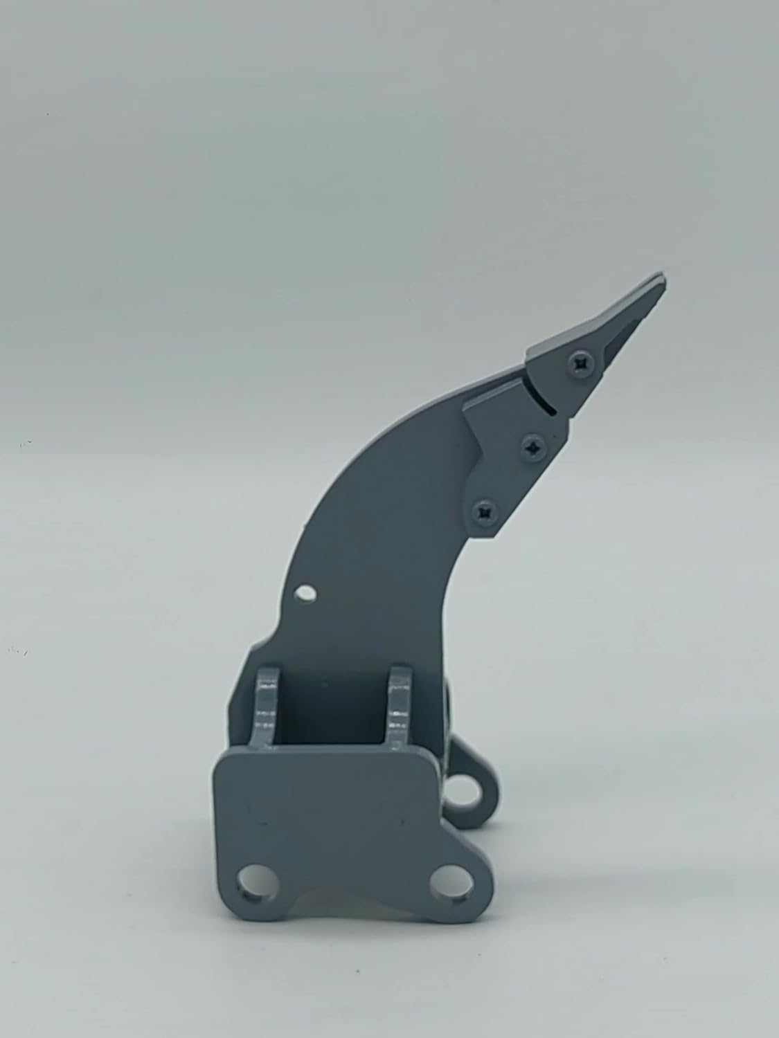 ZHIPAIJI Full Metal Excavator Bucket, angled view