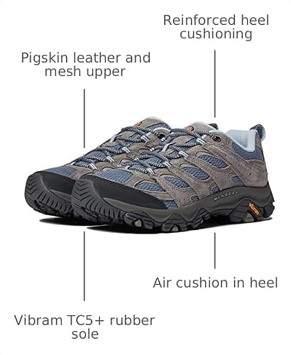 Merrell Merrell Women's Moab 3 Hiking Shoe, Smoke, 7.5