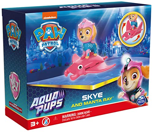 Paw Patrol, Aqua Pups Skye And Manta Ray Action Figures Set, Kids Toys For Ages 3 And Up #TOP7
