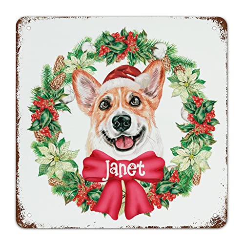 Panneau de Noël Yorkshire en aluminium, cadeau idéal