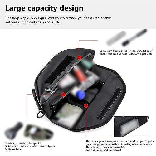 Evita lluvia en tu móvil con esta bolsa de manillar para Aprilia Caponord 1200 Rally 5