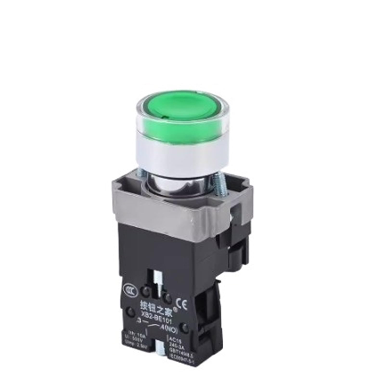 Bouton à tête plate XB2-BW33B1C vert pour automatisation de commande machine - 8