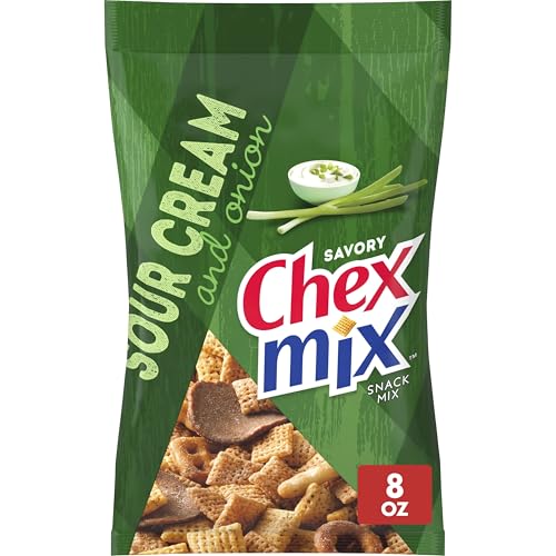 Chex Mix Snack Mix, Sour Cream and Onion, Snacks, 8 oz