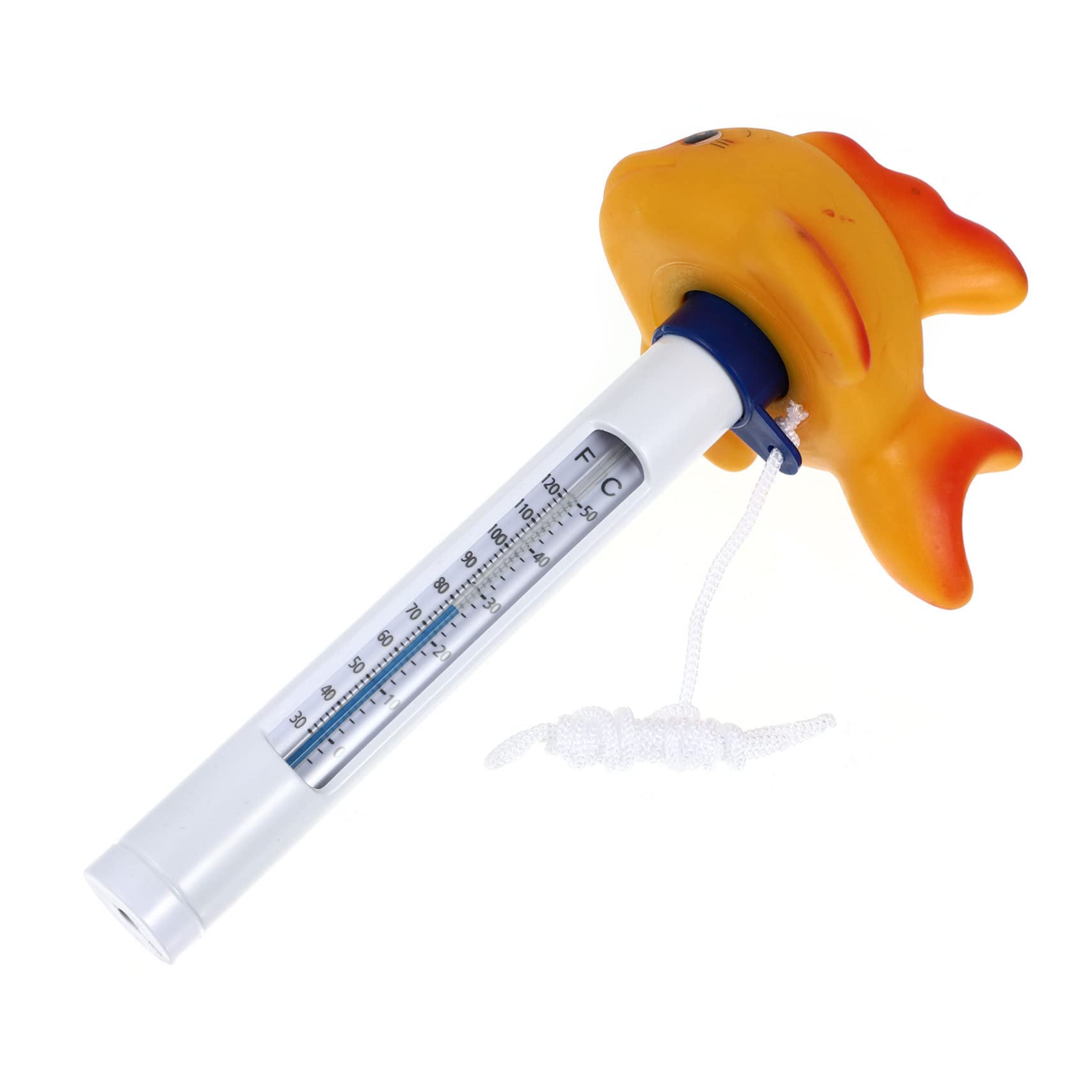 KESYOO Cartoon Goldfish Floating Pool Thermometer Accurate Dual Display for Swimming Pools Hot Tubs Fish Tanks Use Easy to Read Temperature