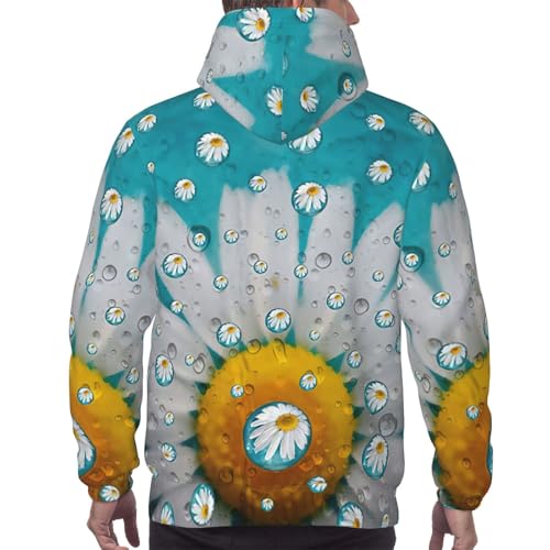 Pull à manches longues homme à fleurs pour un look quotidien relax - 4