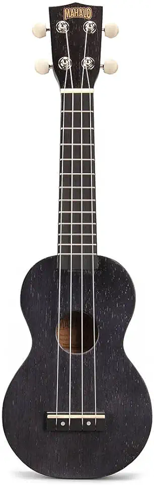 UKULELE SOPRANO SÉRIE KAHIKO - PRETO TRANSPARENTE