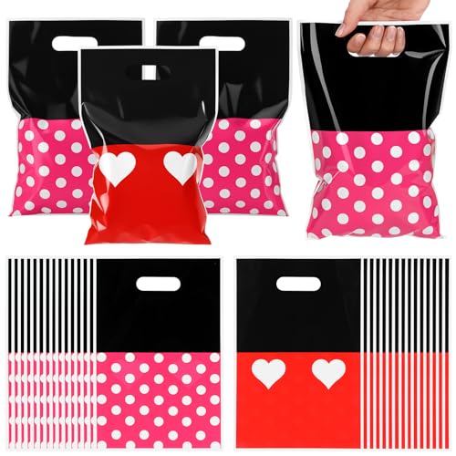 Eccliy 30 Pcs Cartoon Mouse Theme Party Favor Bags Mouse Candy Snack Treat Gift Bags For Birthday Party Decoration Supplies