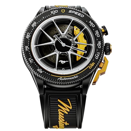 Image of GOBOULT Mustang Stallion Smart Watch 1.43'' AMOLED Display, Rotating Bezel, BT Calling, 200+Watchfaces, 700 Nits Brightness, AI Voice Assistant, SpO2 Monitoring (Nitro Black)