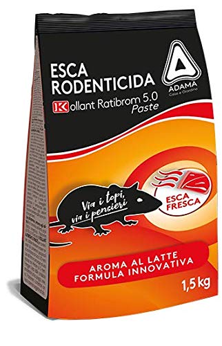 Adama - Esca Rodenticida - Esca in grano - Conf.1,5kg