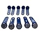 10 x Ibutton Schlüsselanhänger DS1990A DS1990 F5 Seriennummer iButton I-Taste IB Tag Karte Wasserdicht RFID-Tag (blau)