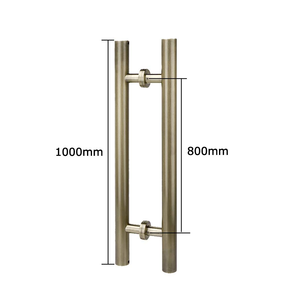 Maniglia per Porta Scorrevole per Porta del Fienile Maniglia per Porta in Vetro/Legno, Maniglia per Porta Push-Pull in Tubo Tondo Spesso in Acciaio Inossidabile/Maniglia per Porta del Fienil