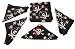 Playscene Pirate Bandana's for Children or Adults (12 Pirate Bandana)