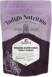 Indigo Herbs Organic Nutritional Yeast Flakes 250g | Vegan | High in B Vitamins