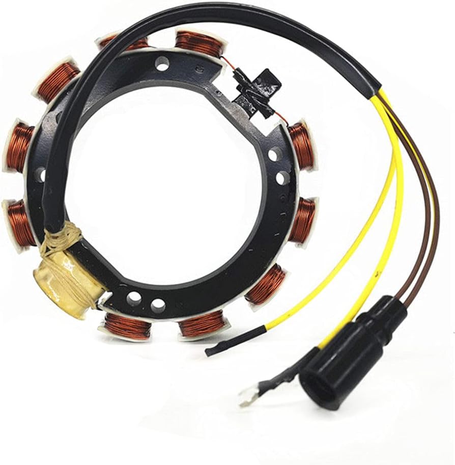 Stator For Johnson Evinrude Outboard 9Amp 173-3536 583340 583536 763767 65 80 85 88 90 100 112 115HP 1988-1998 2Stroke 4/8Cylinder Cross Flow