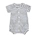 Produktbild Allence Neugeborenes Baby Mädchen Kurzarm gestreiften Strampler Overall Outfits Kleidung