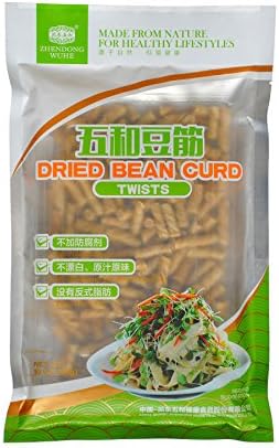 ZHENDONG WUHE Dried Bean Curd Twists 10oz (285g)