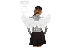 Art Angel Heavenly Wings Hat and Halo for Women