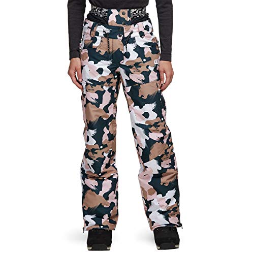 Pantalon de ski contre le froid Picture Organic Slany Pink Painter mixte taille S
