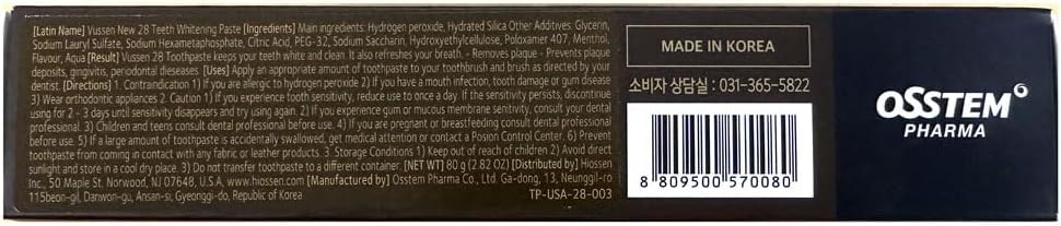 28 Extra Whitening Care Toothpaste | Fluoride-Free, Enamel Safe