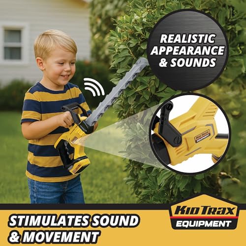 Kid Trax Hedge Trimmer Construction Toys - Outdoor Toys, Gardening Tools, Tools for Kid, Hedge Trimmer Cordless, Kids Toy, Pretend Play, Realistic Appearance & Sounds, Girl and Boy Toy Age 3+ by Kid Trax - Image 6