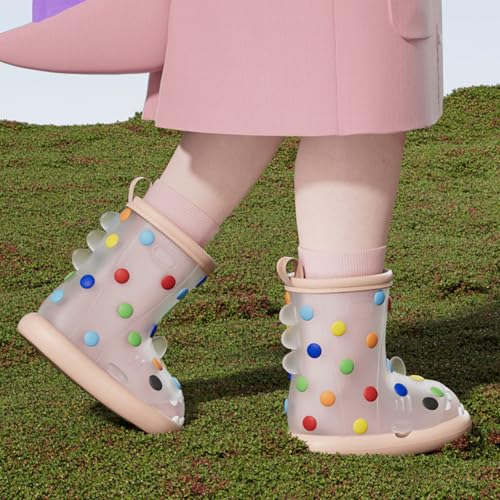Boys Girls Rain Boots Toddler Rain shoes Waterproof Shoes for Kids (1-13 Years)2