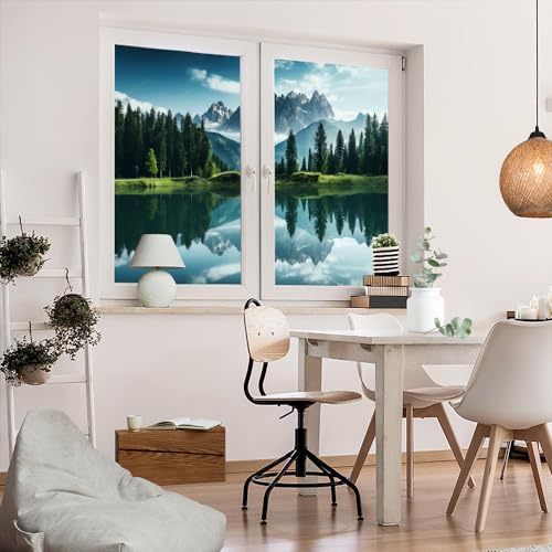 Vinilo decorativo para ventana 23.6x35.4 cm x2 piezas miniatura 5