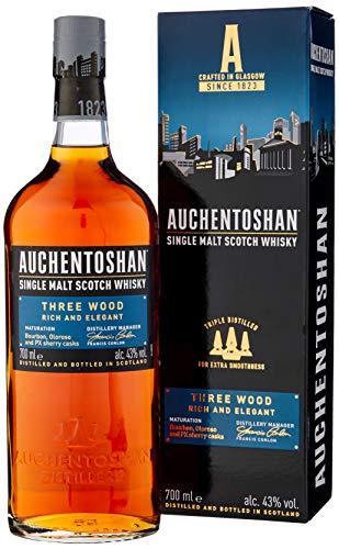 Auchentoshan Three Wood Single Malt Scotch Whisky, 70 cl