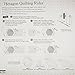HONEYSEW Quilts Quilter's Ruler Hexagon Quilting Ruler Equilateral Traiangle Diamound (15.5 Cut-Hexagon)
