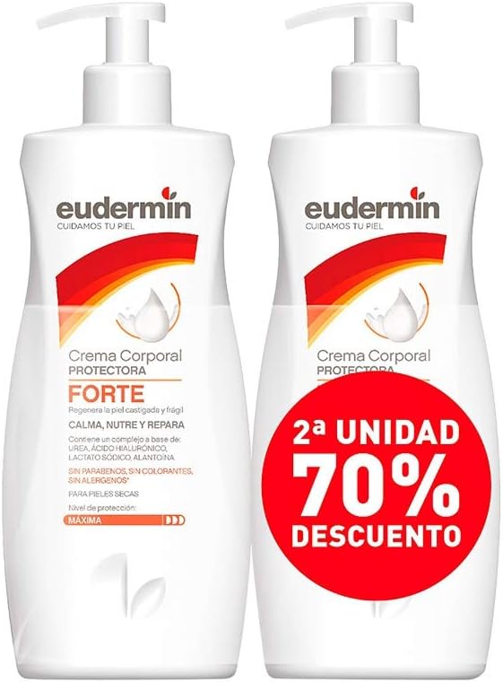 Eudermin Crema Corporal Forte 2 Unidades 400 ml