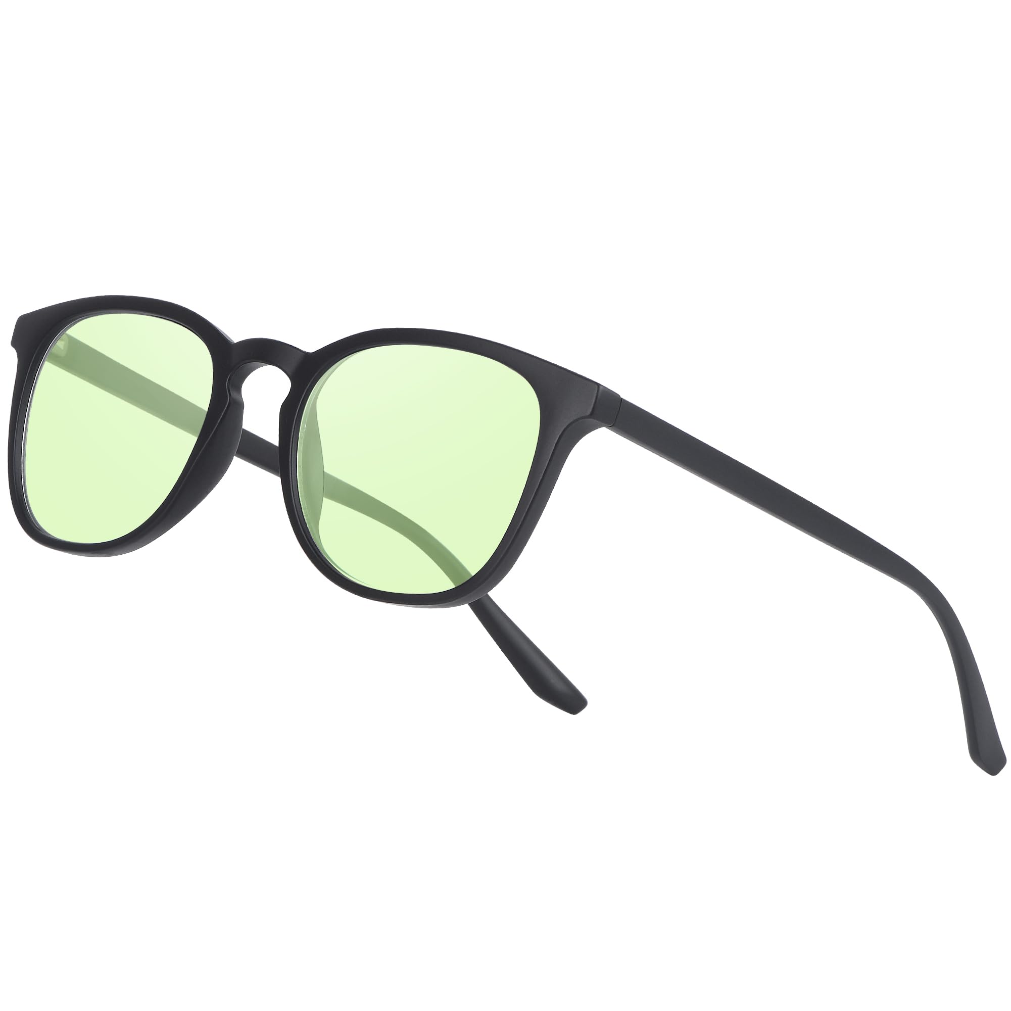 Ymmott Blaulichtfilter Brille ohne Sehstärke - Anti-Blaulicht Gaming & Computerbrille für Damen & Herren, UV400 Blaufilter Brille Augenbelastung Ermüdung beim Bildschirmarbeiten