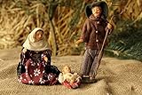 Figuren ca. 13 cm hoch Krippenfiguren Heilige Familie alpenländisch K 108